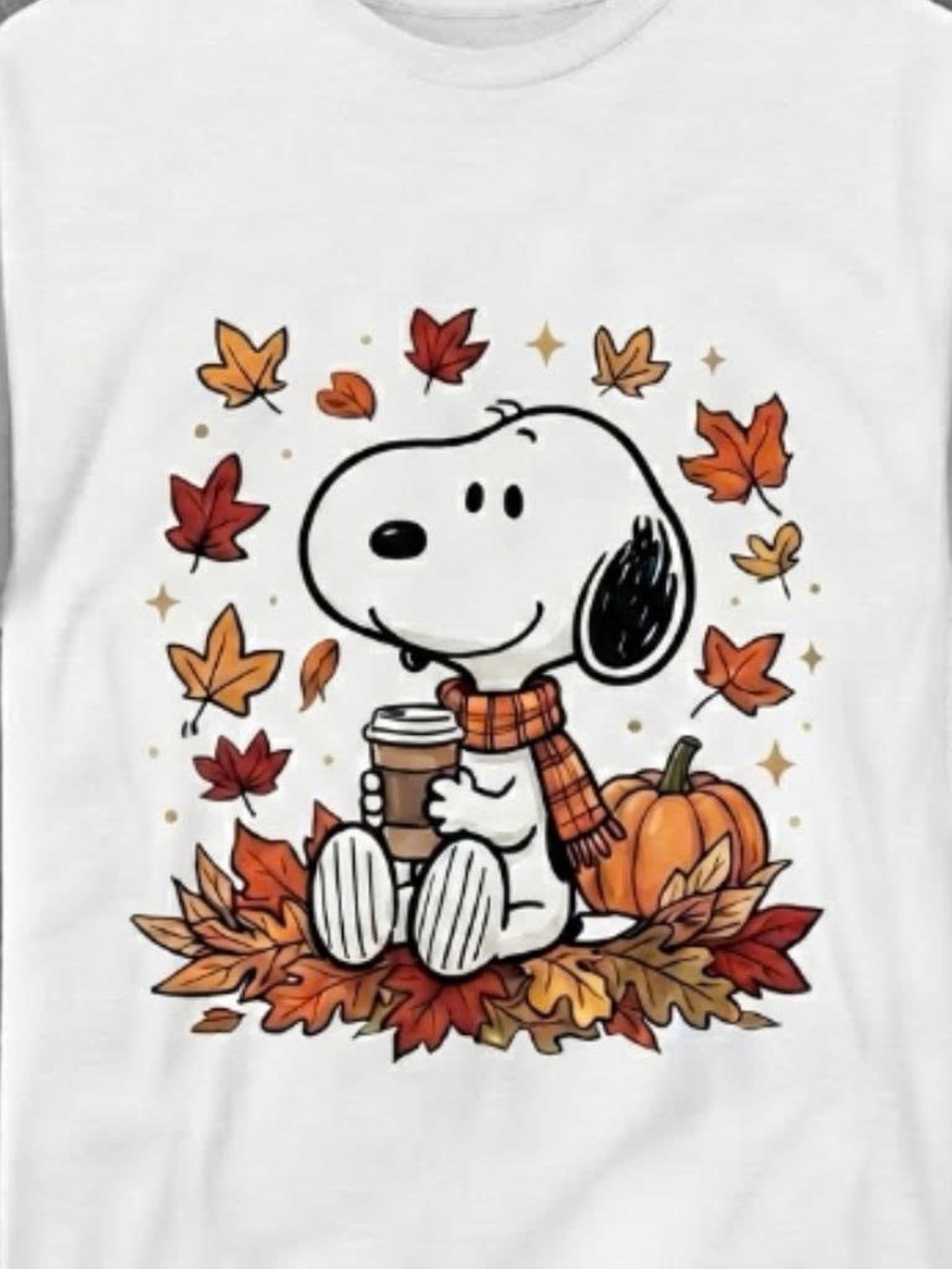 Gildan Shirt Fall Shirt Snoopy Graphic Tee - Picture 2 of 2